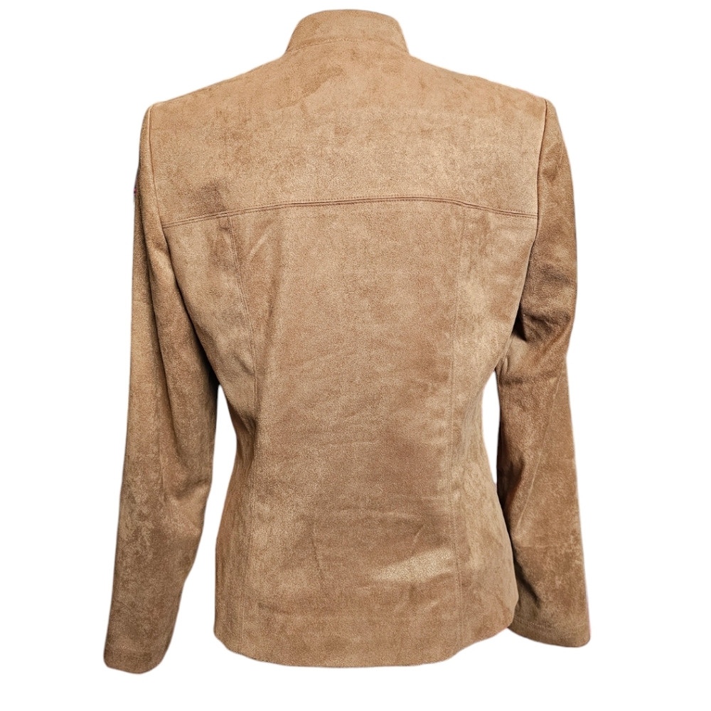 David Warren faux suede jacket. 8 - Picture 4 of 6